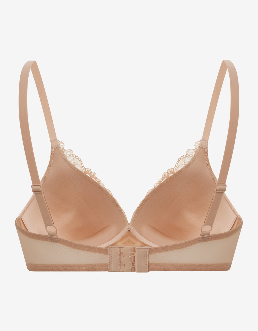 Nude Non Wired Plunge Bra