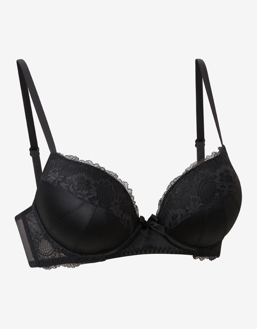Lace Balconette Push-Up Bra