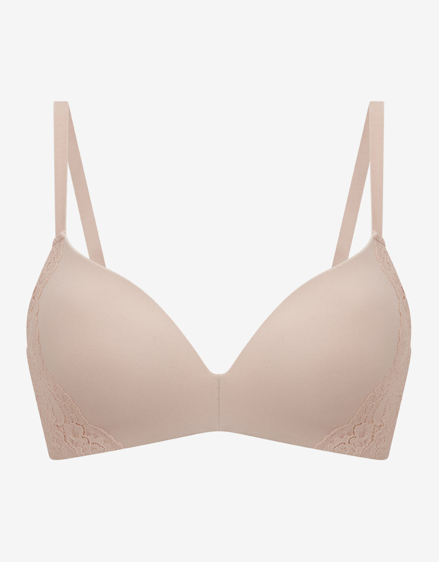 Nude Non Padded Plunge Bra