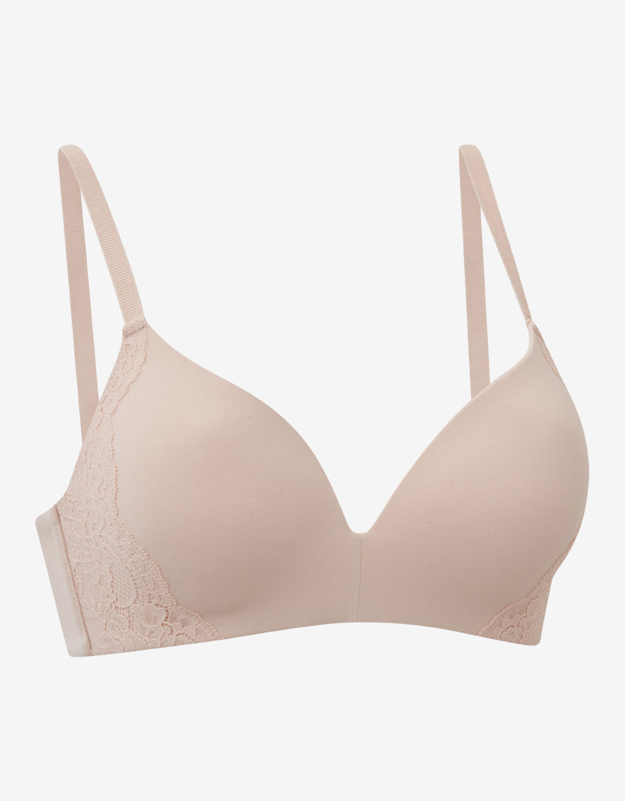 Nude Non Padded Plunge Bra