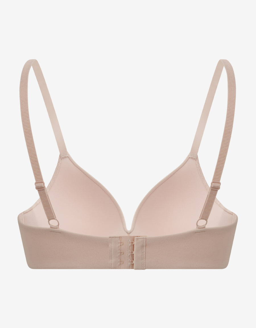 Nude Non Padded Plunge Bra
