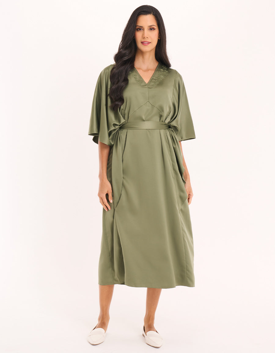 Floral Satin Daydress