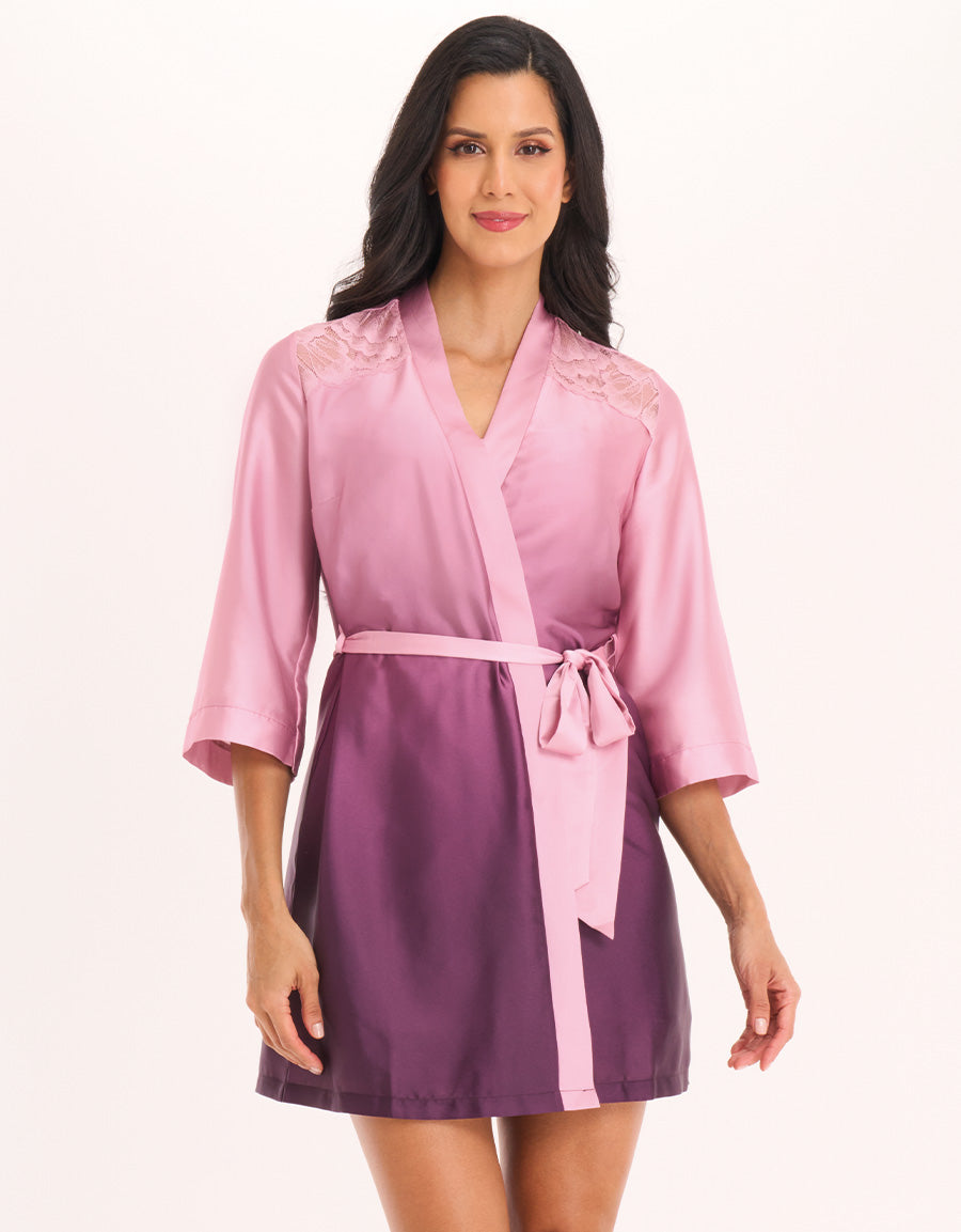 Satin Short Dress Set