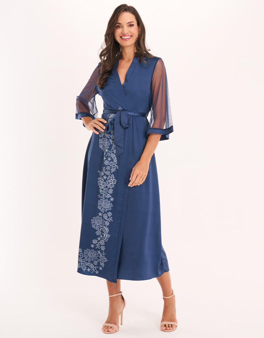 Dark Blue Long Robe