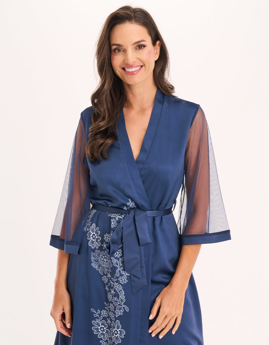 Dark Blue Long Robe