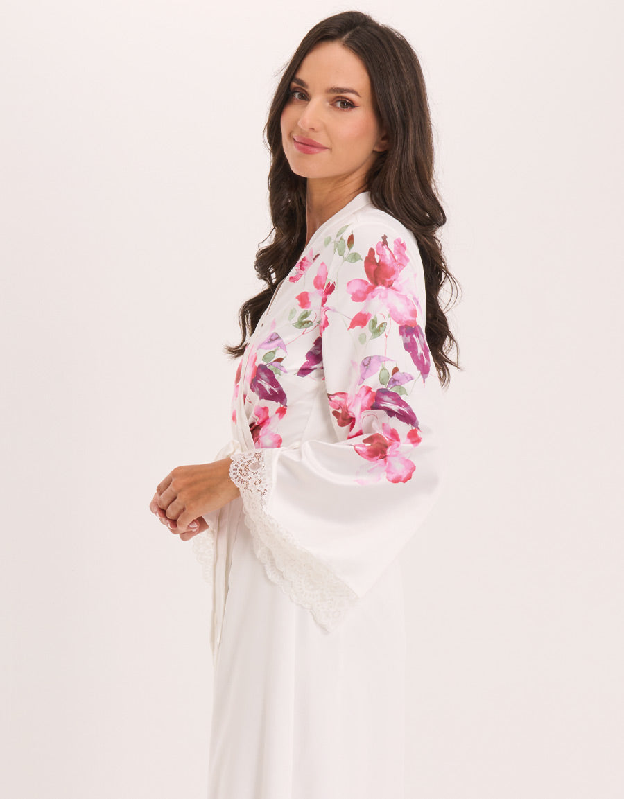 Satin Long Robe