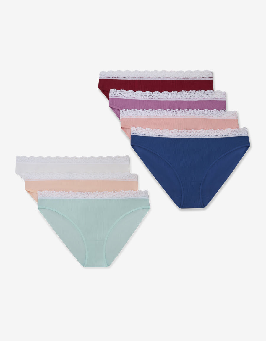 Ribbed Bikini Bag of Panties