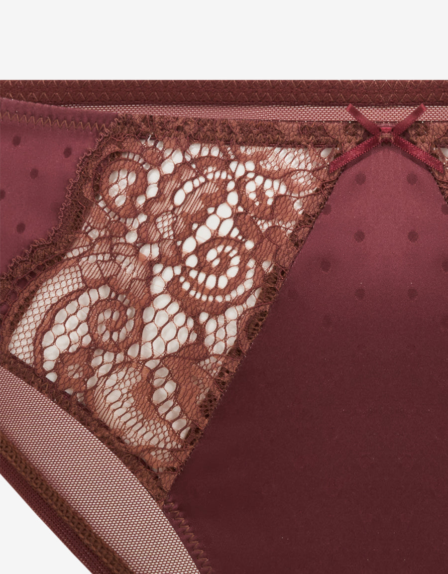 Mesh And Lace Brazilian