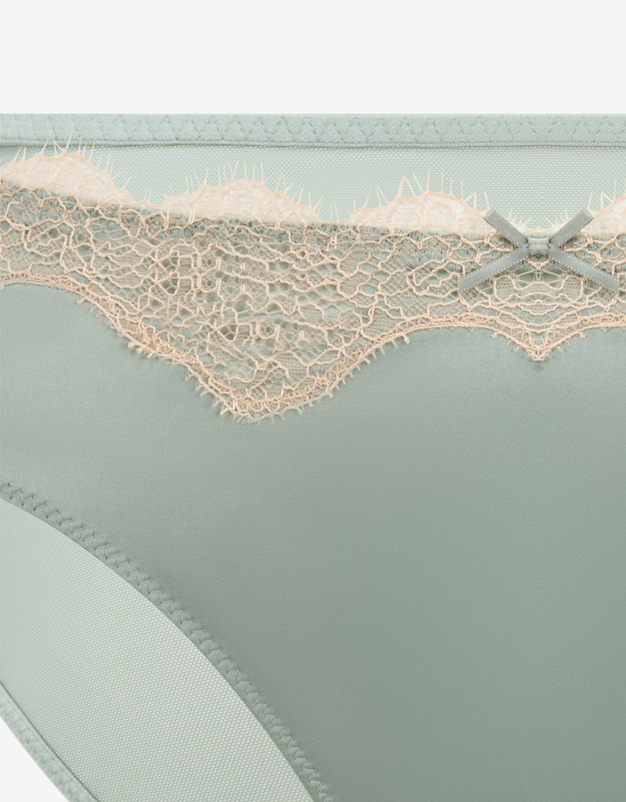 Satin And Lace Bikini