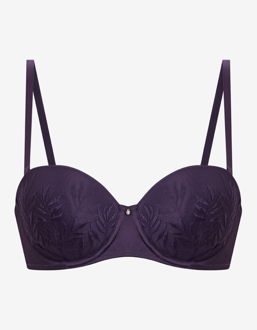 Mesh And Embroidery Multiway Bra
