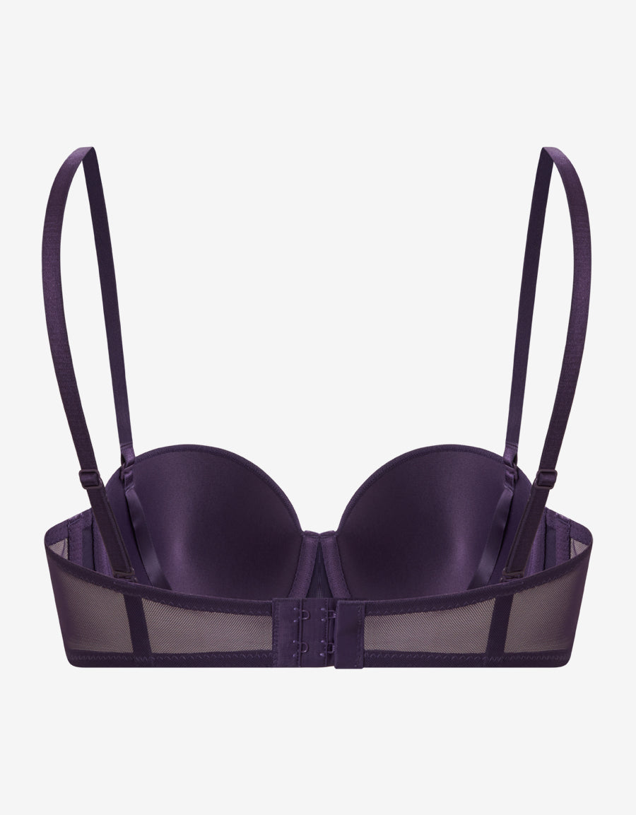 Mesh And Embroidery Multiway Bra