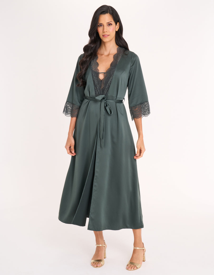 Satin Long Robe
