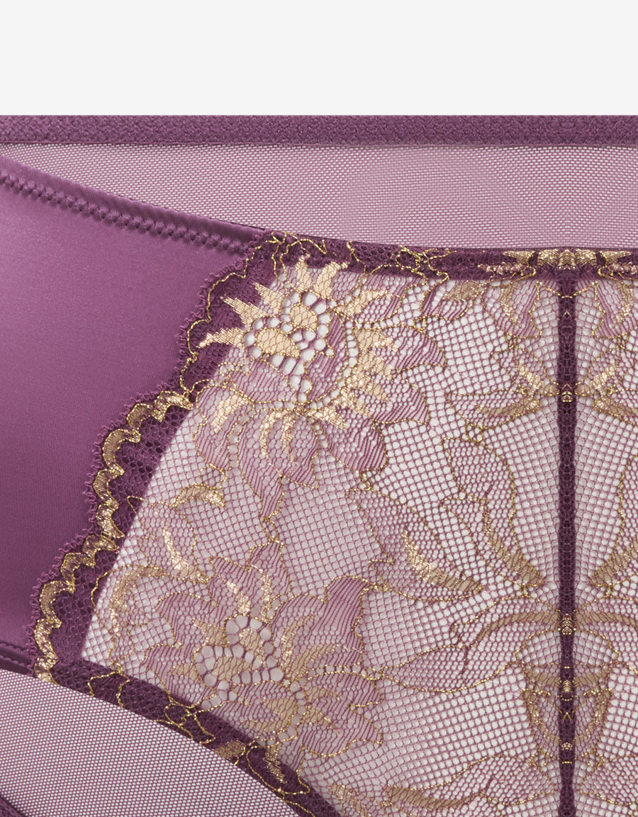 Lace And Microfibre Double Boxer
