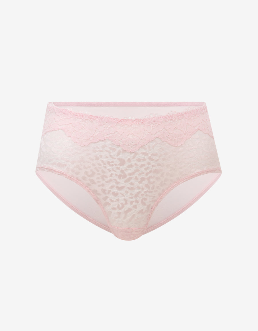 Lace And Mesh Double Boxer