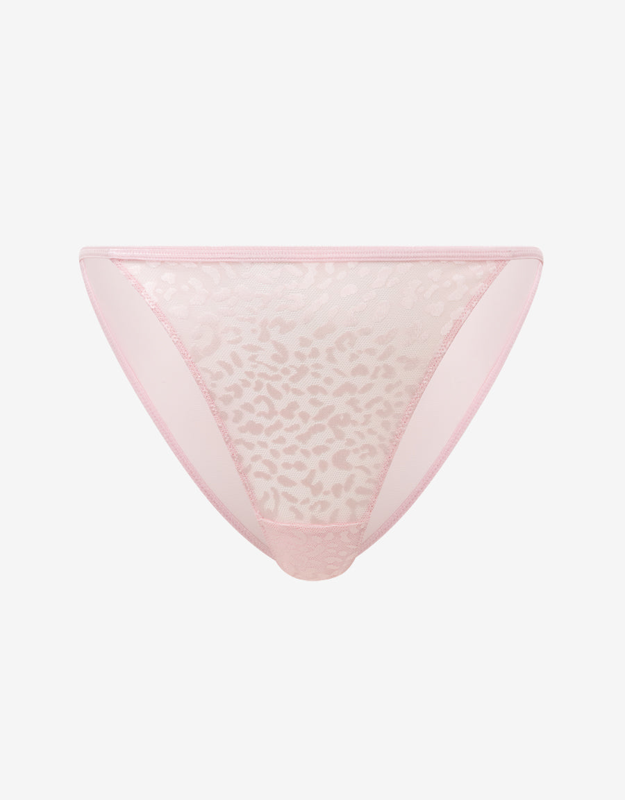 Lace And Mesh Double Tanga