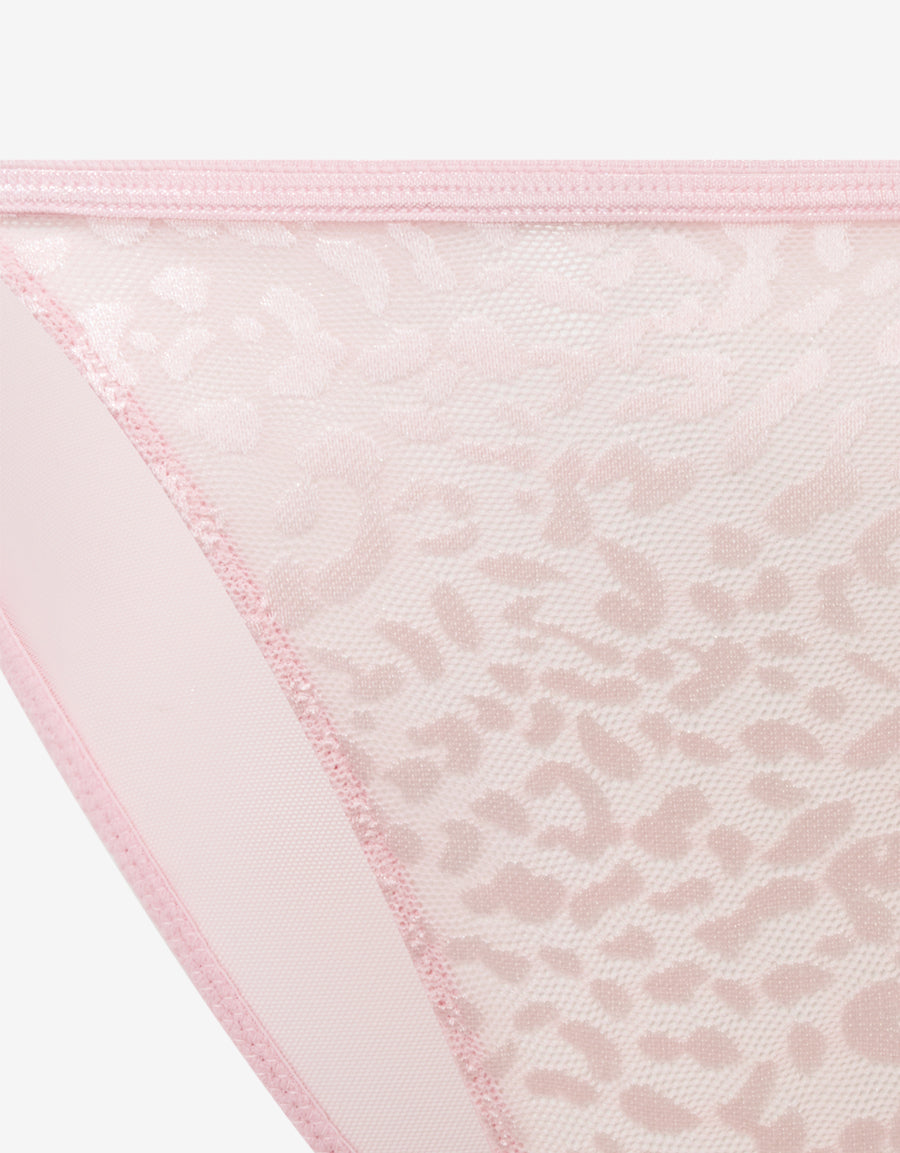 Lace And Mesh Double Tanga