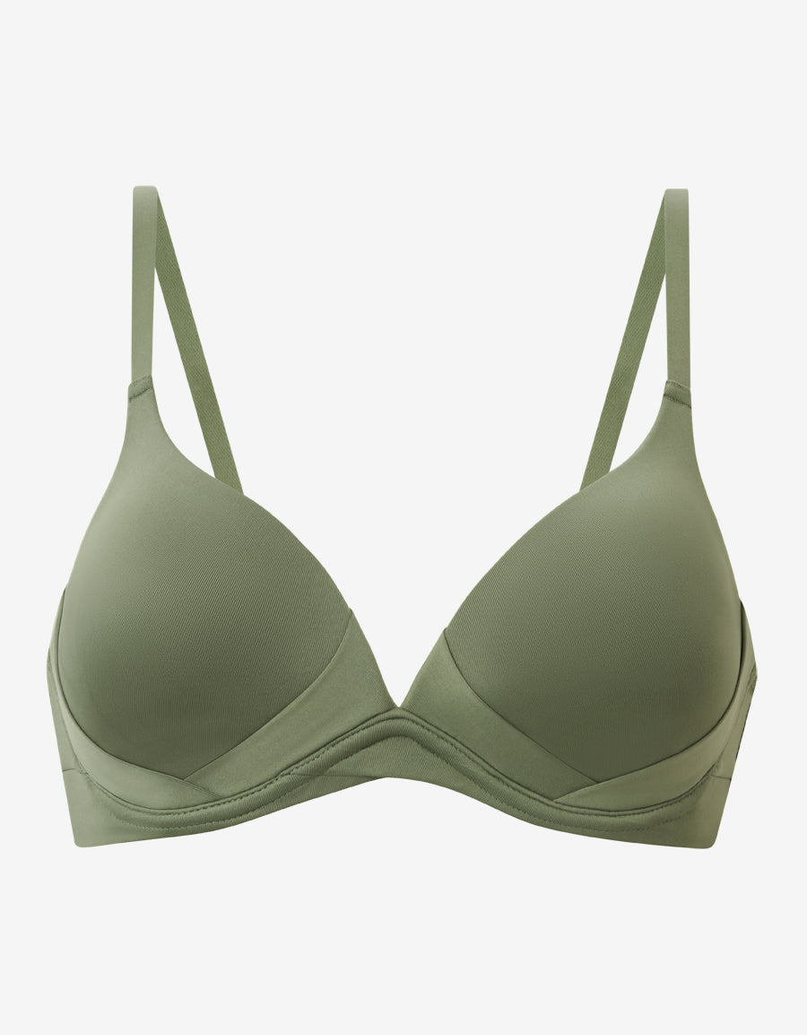 Non-Wired Plunge Bra