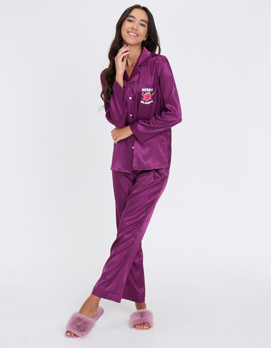  Satin Pajama Set