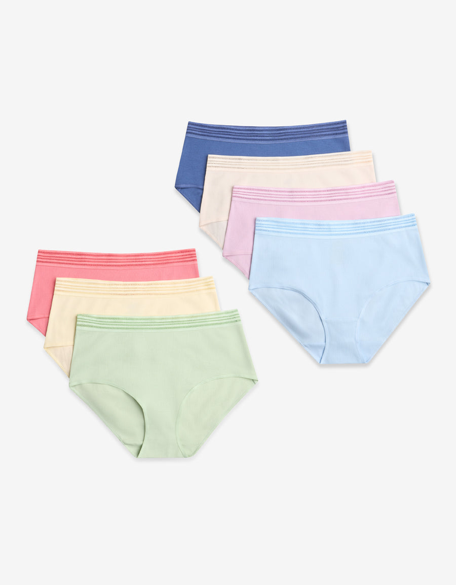 7-Pack Rib Maxi Panties