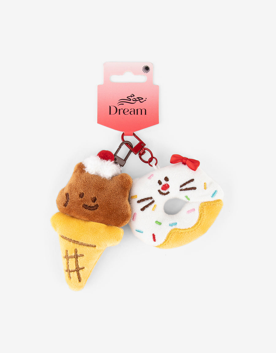ICECREAM KEYCHAIN KEY RING