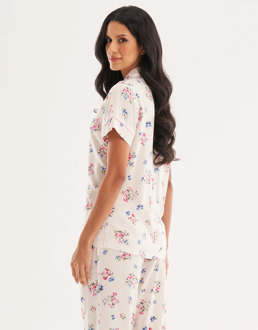Floral Print Pajama Set