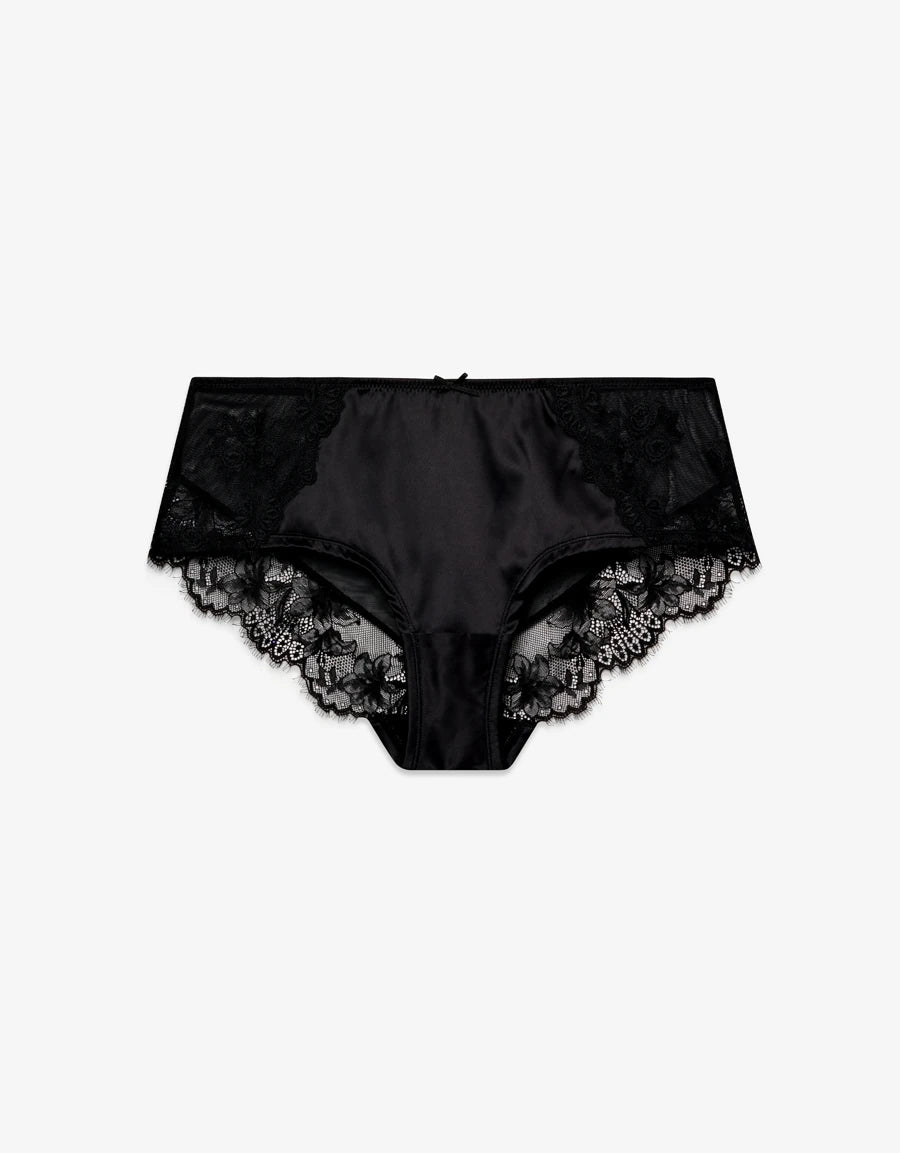 Lace-Trim Hipster Panty