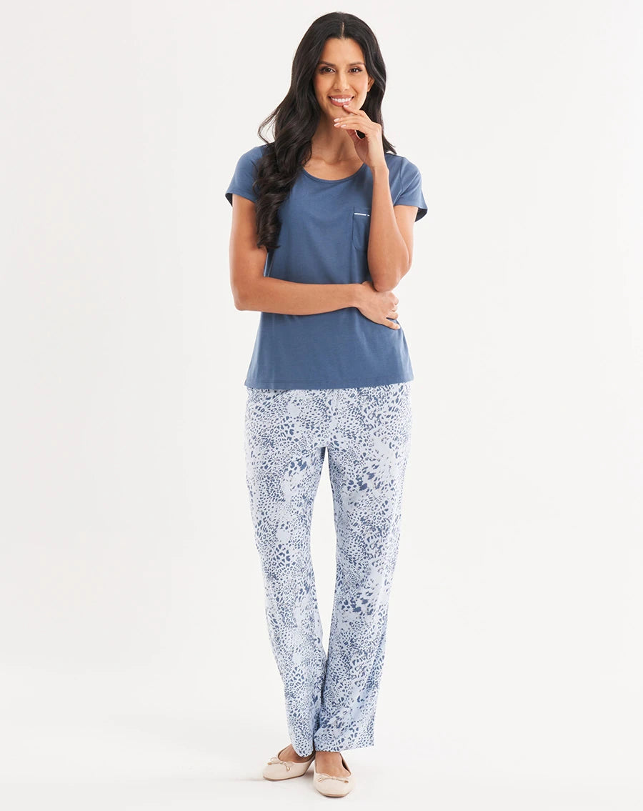 Leopard Print Pajama Set