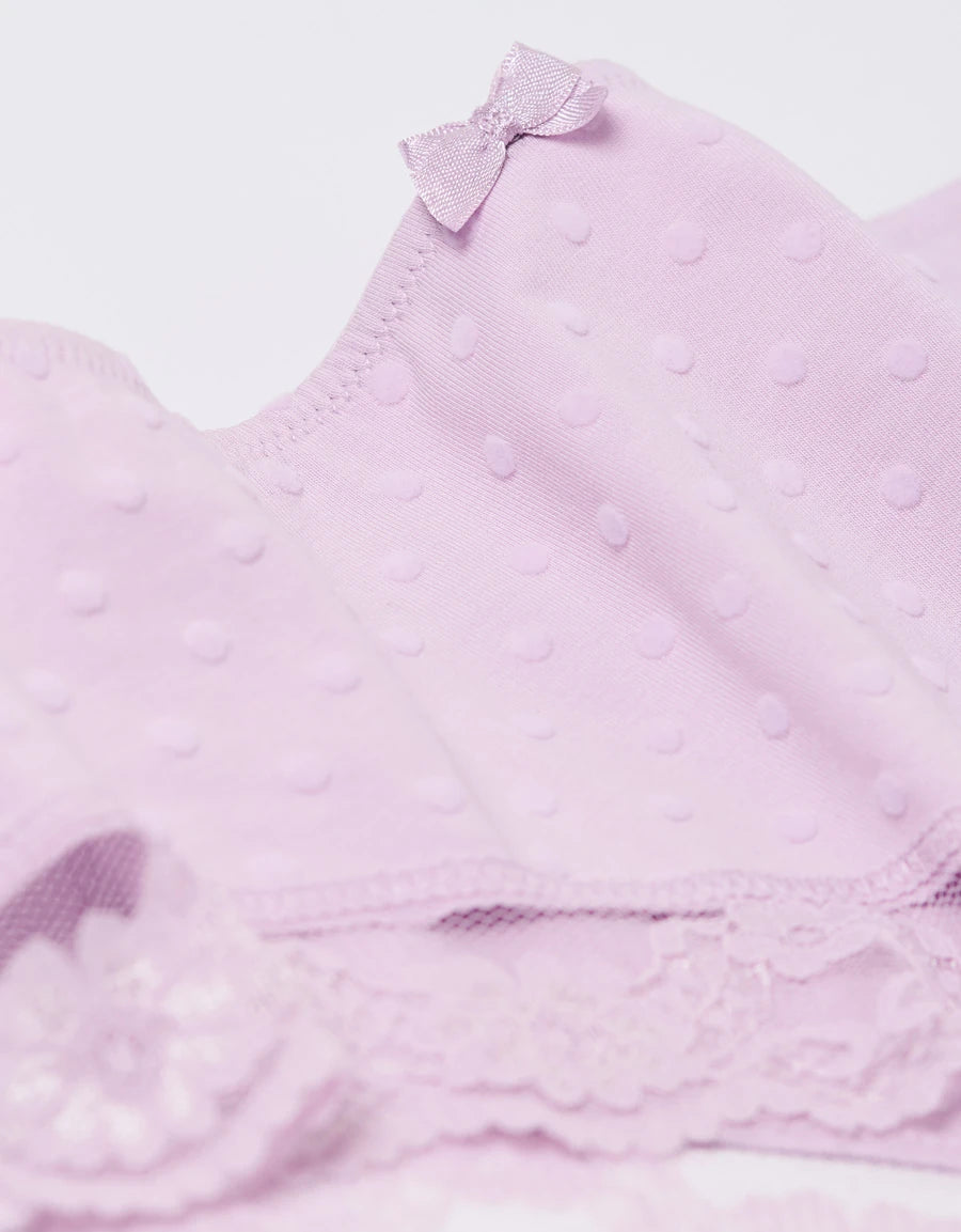 Lace-Trim Hipster Panty