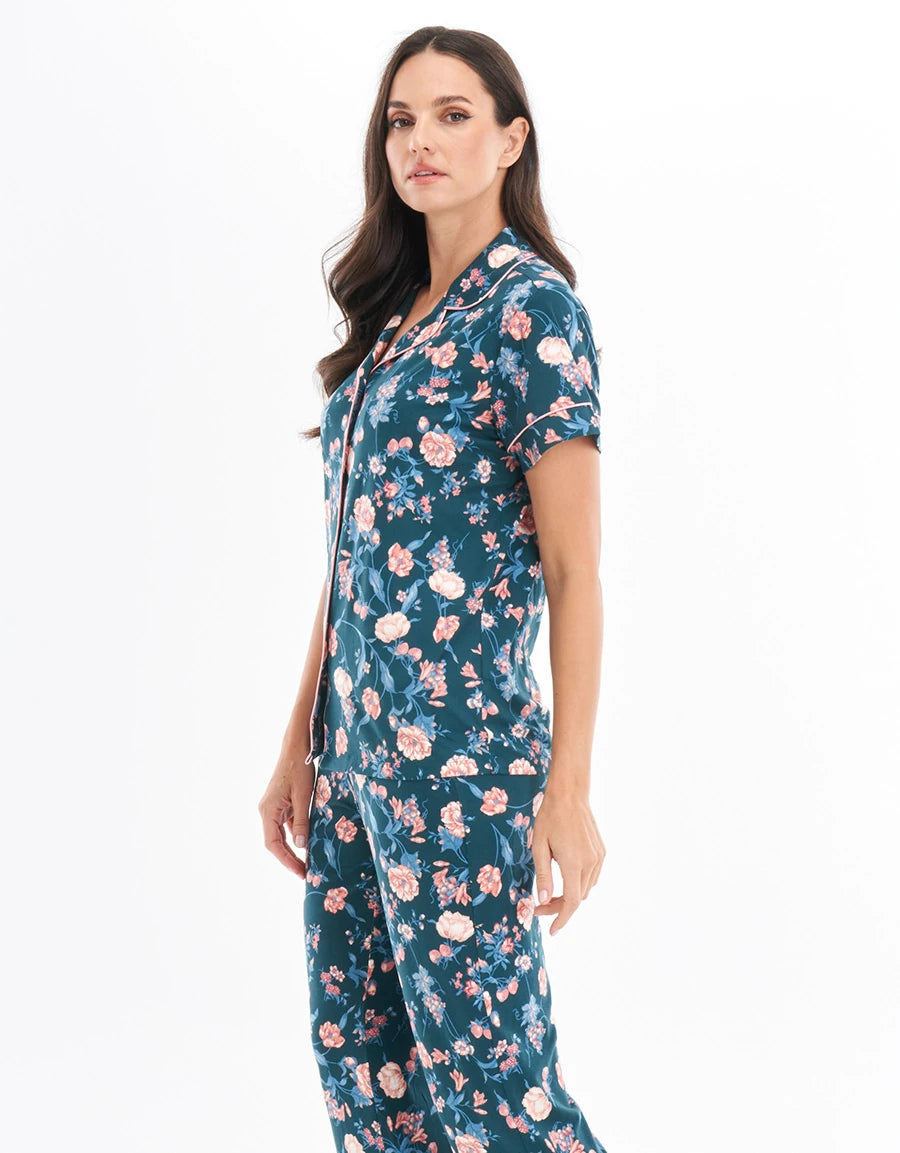 Floral Print Pajama Set