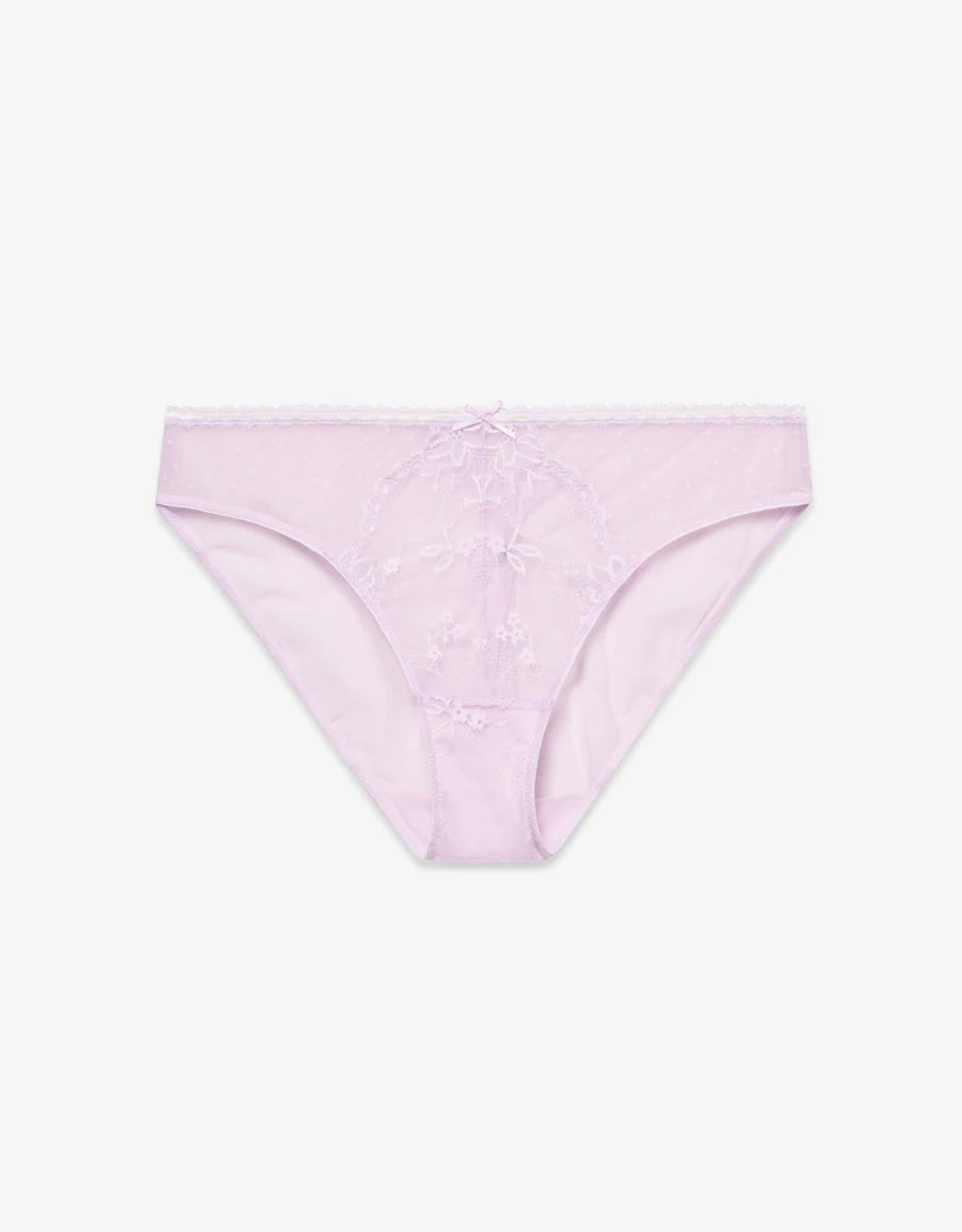Lace-Trim Bikini Panty