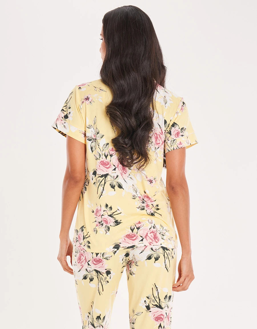 Floral Print Pajama Set