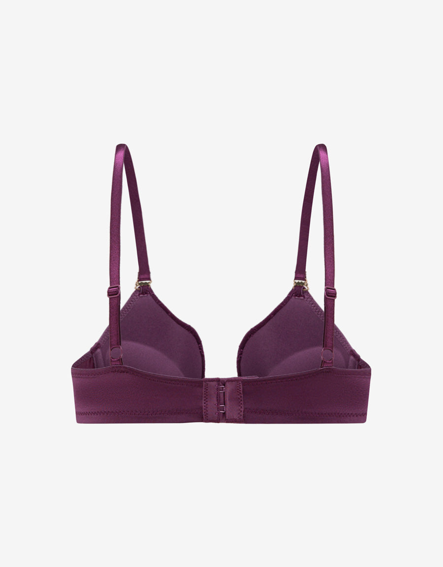 Lace Push Up Plunge Bra