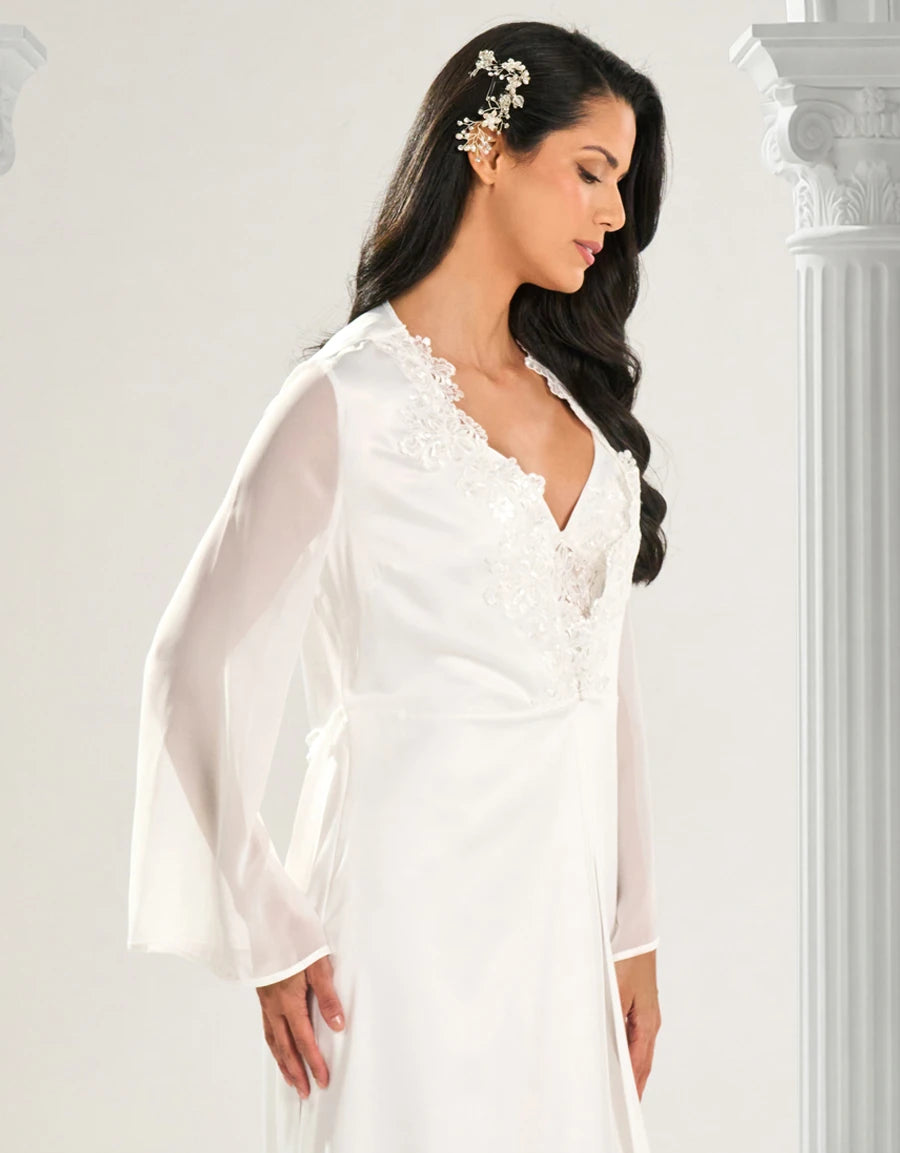 7-Piece Satin Bridal Set