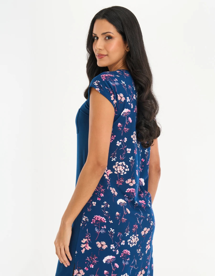 2-Pack Floral Print Sleep Dresses