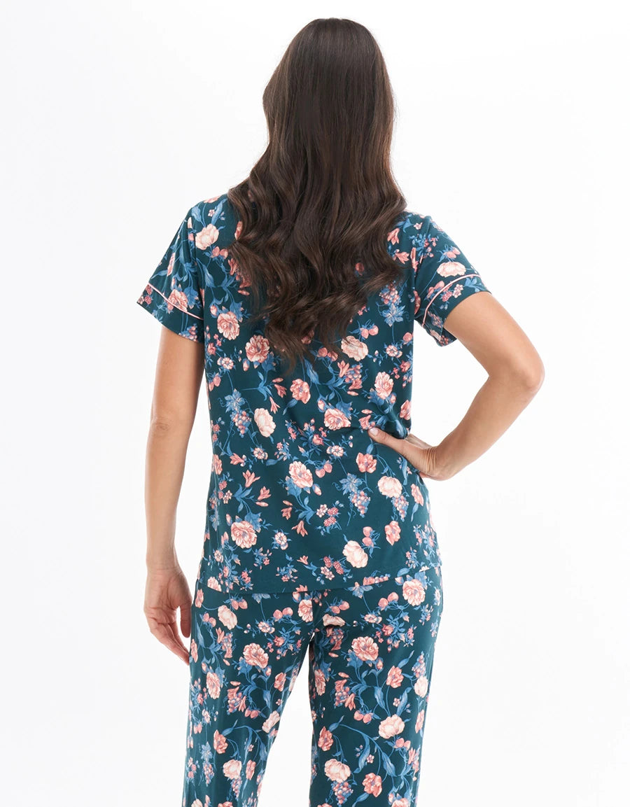 Floral Print Pajama Set