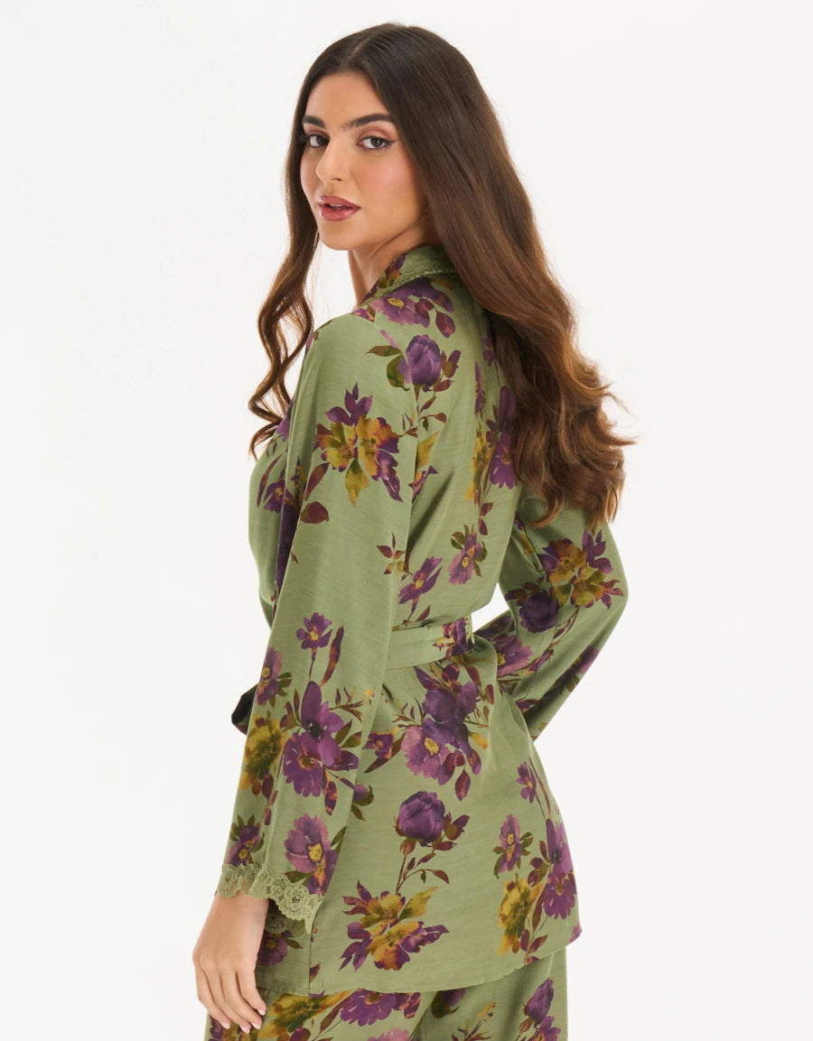 3-Piece Lace-Trim Pajama Sets