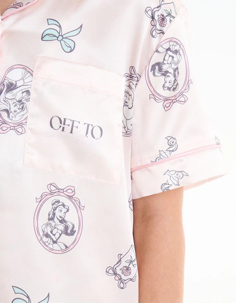 Disney Princess Satin Pajama Set