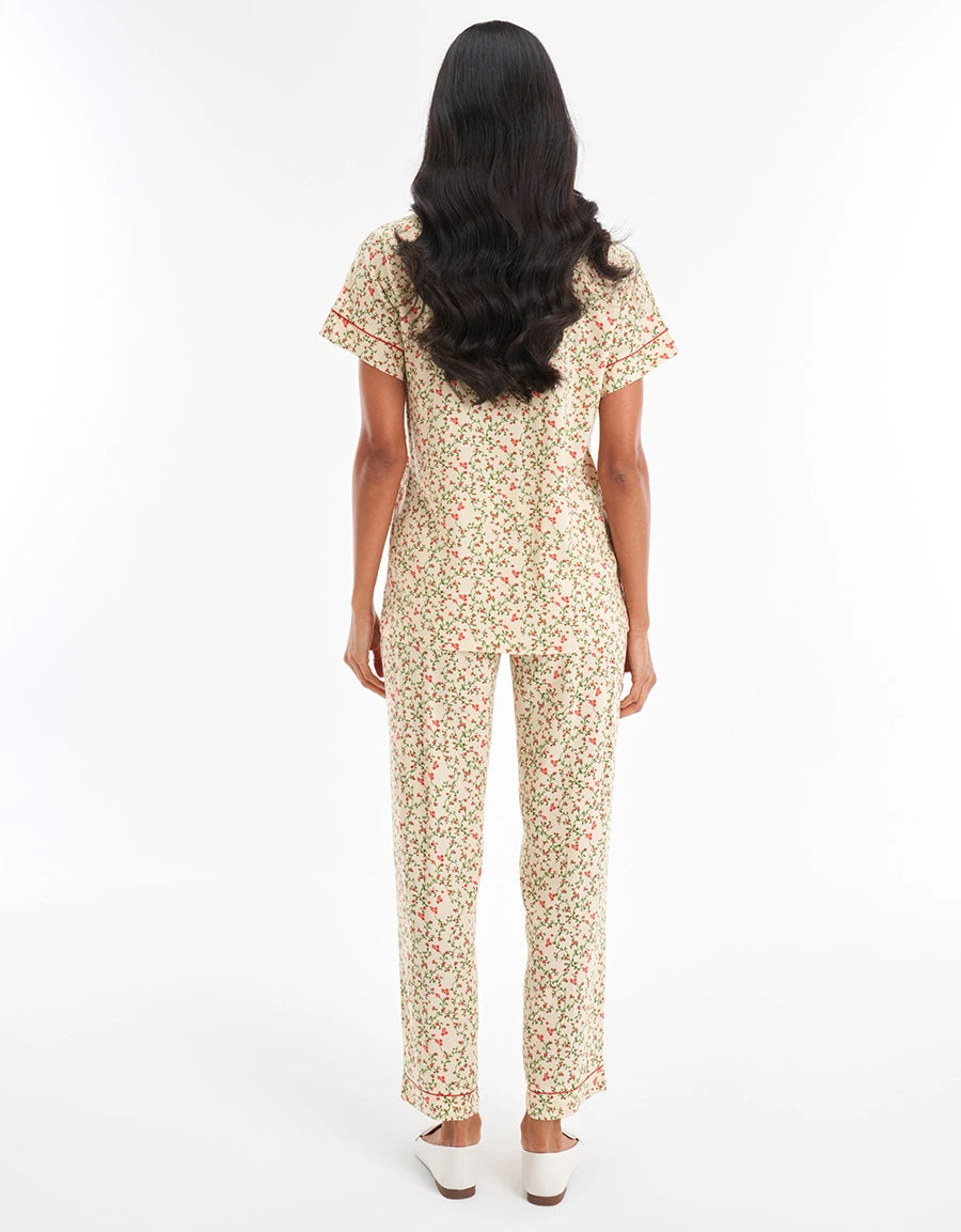 Floral Print Pajama Set