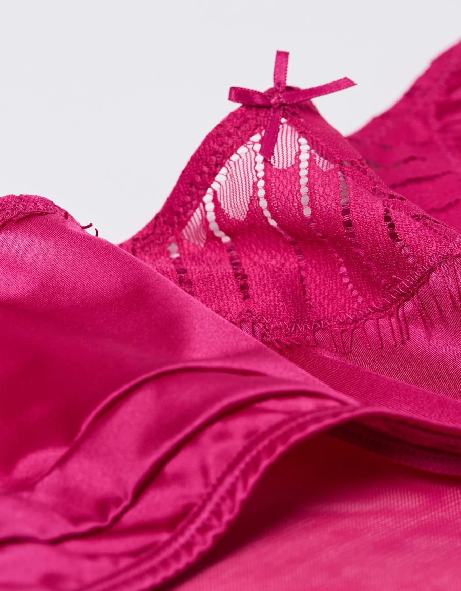 Lace-Trim Hipster Panty