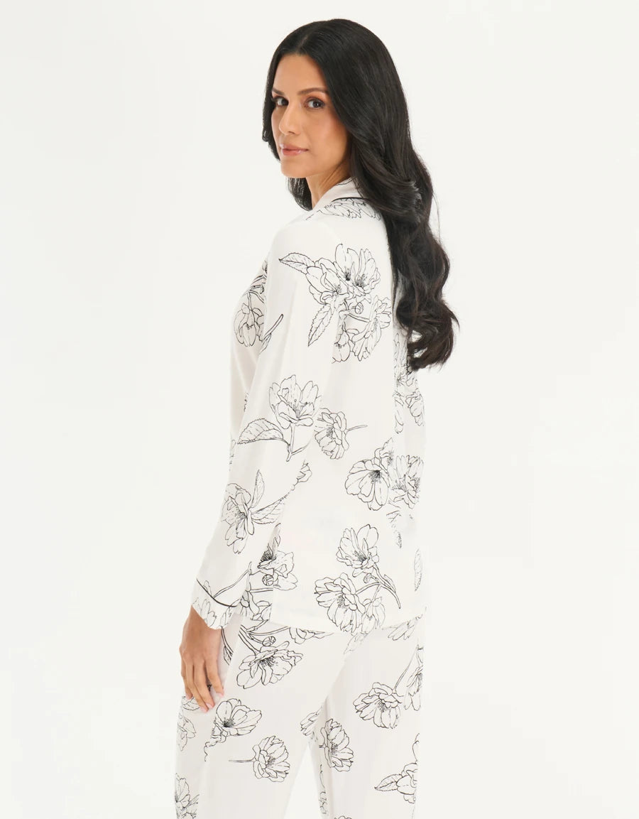Floral Print Pajama Set