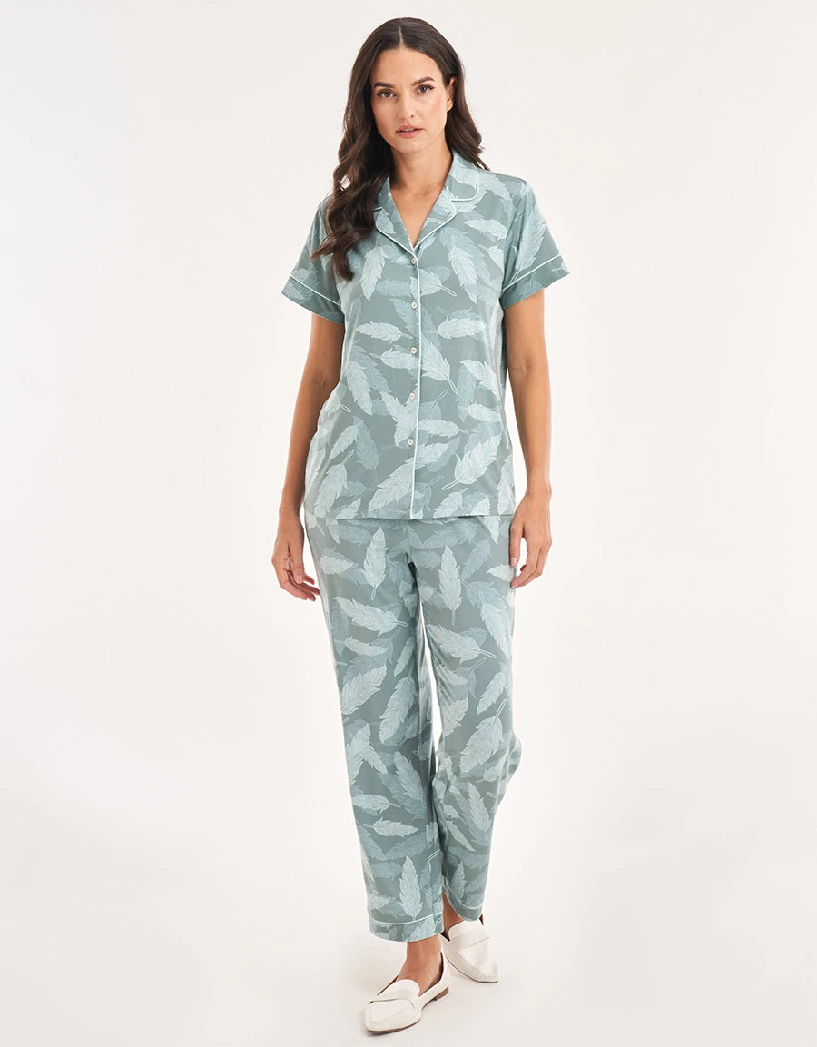 Floral Print Short Pajama Set