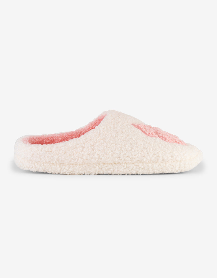 Faux Fur Close Toe Slipper