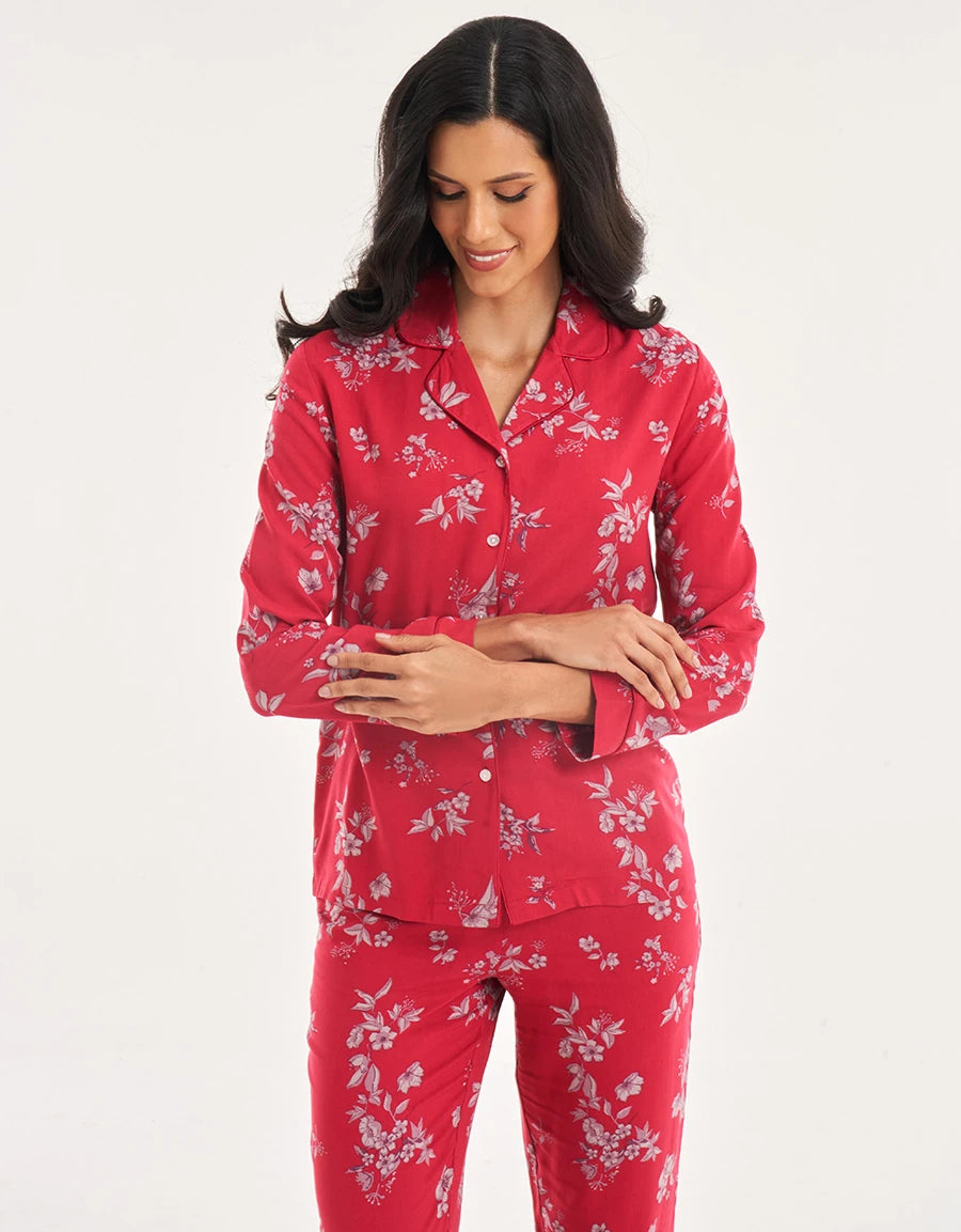 Floral Print Pajama Set