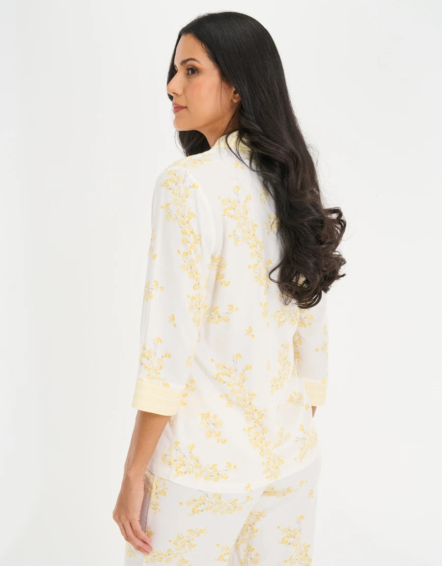 Floral Print Pajama Set