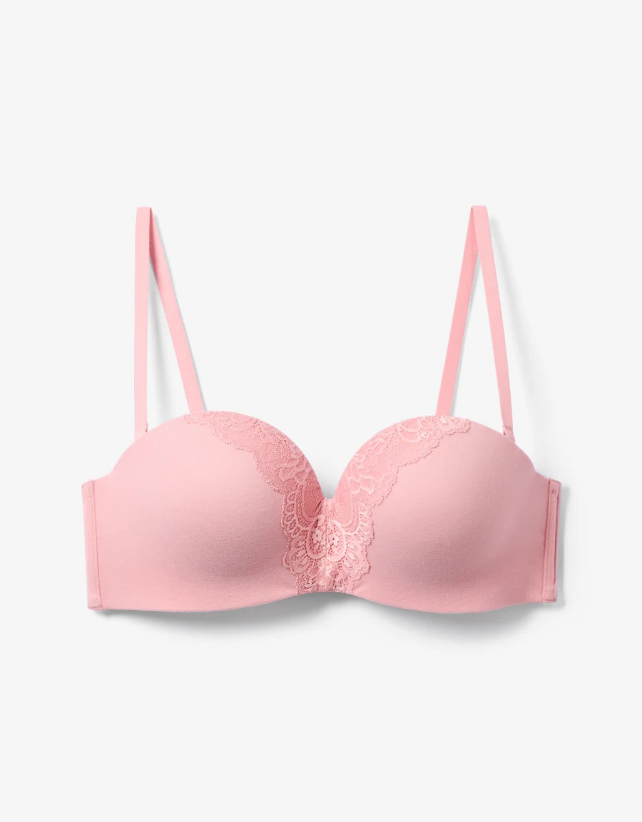 Lace-Trim Push-Up Multiway Bra