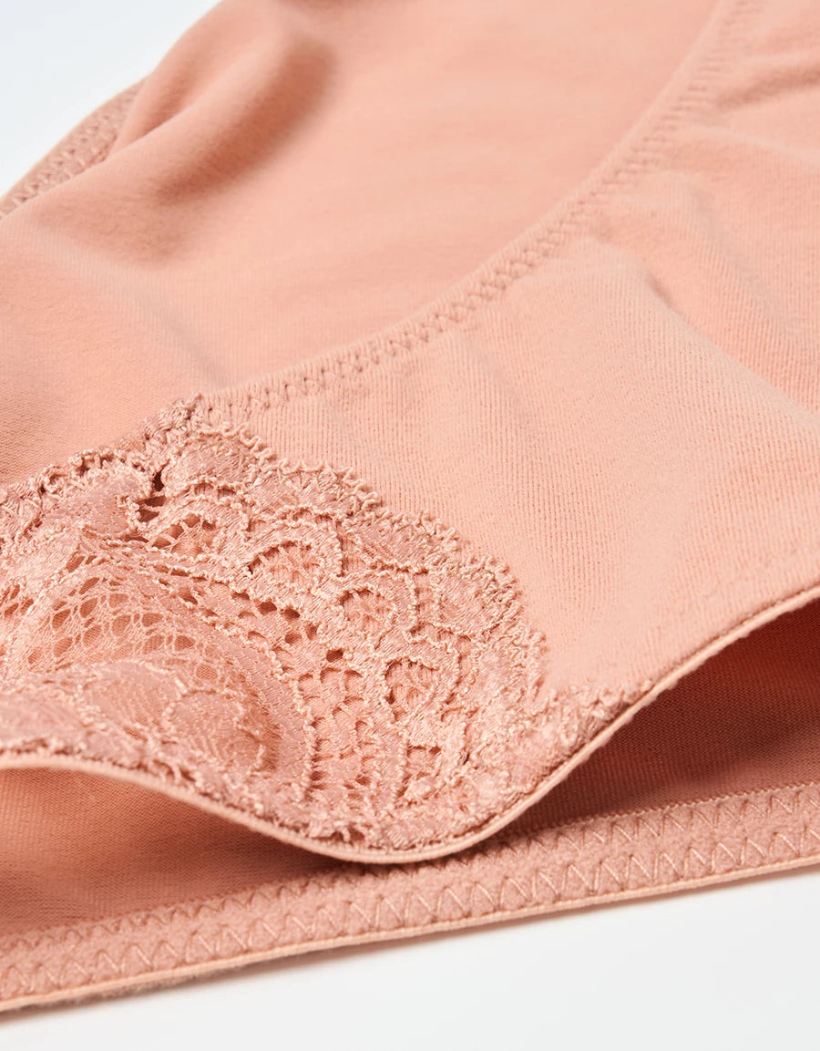 Lace-Trim Bikini Panty