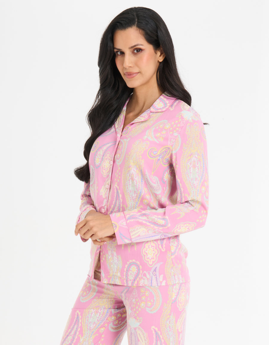 Paisley Print Pajama Set
