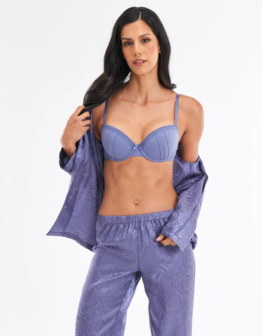 Jacquard Satin Pajama Set