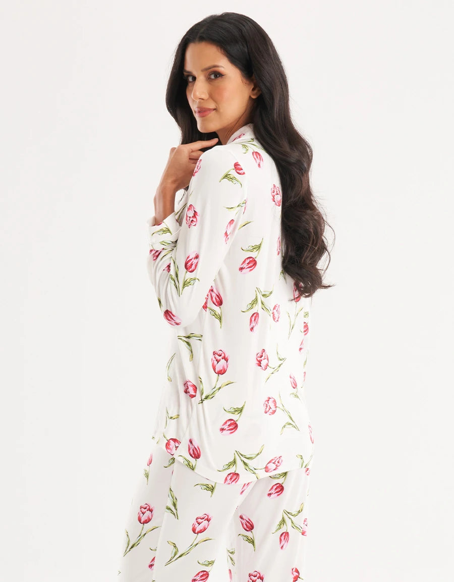 Floral Print Pajama Set