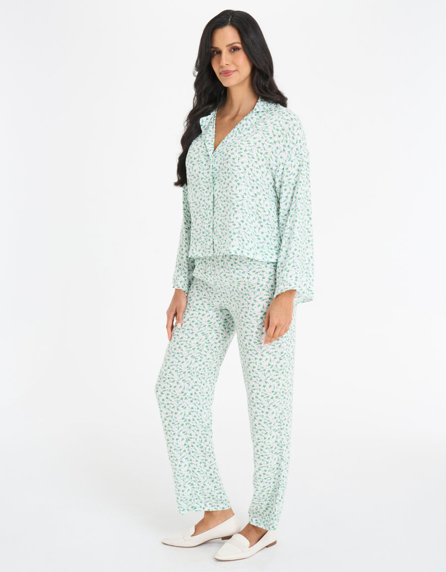 Floral Print Pajama Set